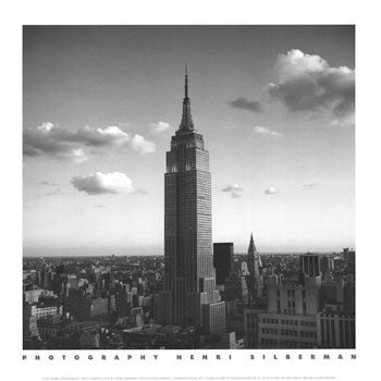 Empire State Building by Henri Silberman | 23 1/2 x 23 1/2 Fine Art Print