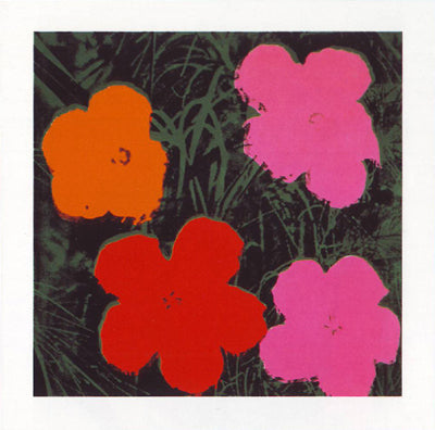 Flowers I by Andy Warhol | 23 1/2 x 23 1/2 Fine Art Print