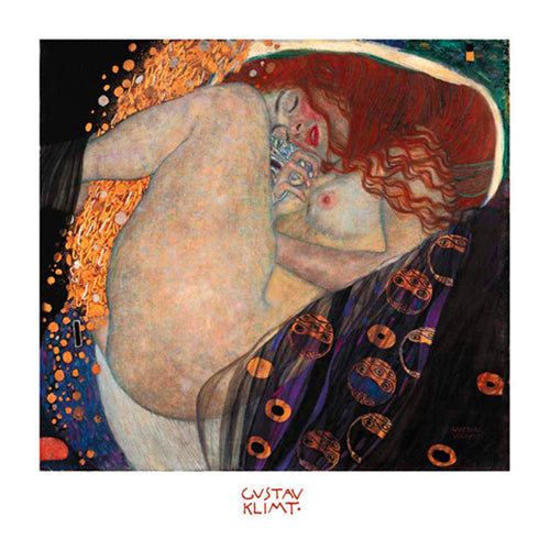 Danae by Gustav Klimt | 23 1/2 x 23 1/2 Fine Art Print