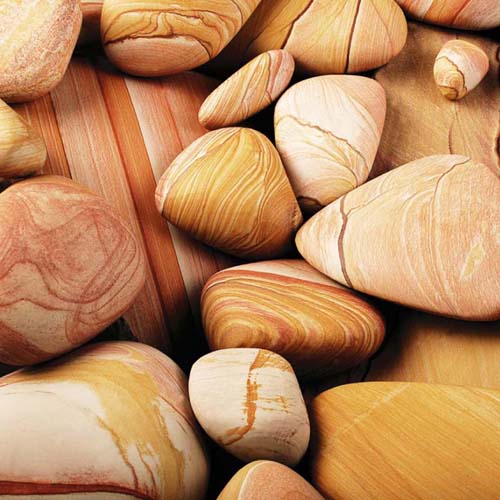 Galets II by Laurent Pinsard | 19 3/4 x 19 3/4 Fine Art Print