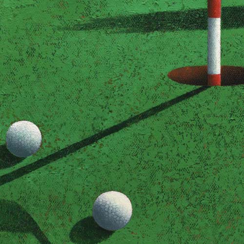 Golf by Bill Romero | 19 3/4 x 19 3/4 Fine Art Print