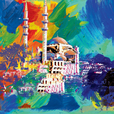 Istanbul by Robert Holzach | 11 3/4 x 11 3/4 Fine Art Print