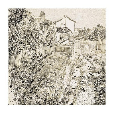 Jardin de Fleurs by Vincent van Gogh | 11 3/4 x 11 3/4 Fine Art Print