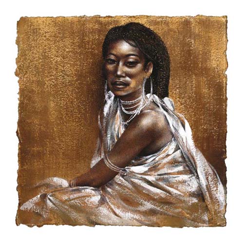 Ebony III by Ben Mogador | 11 3/4 x 11 3/4 Fine Art Print