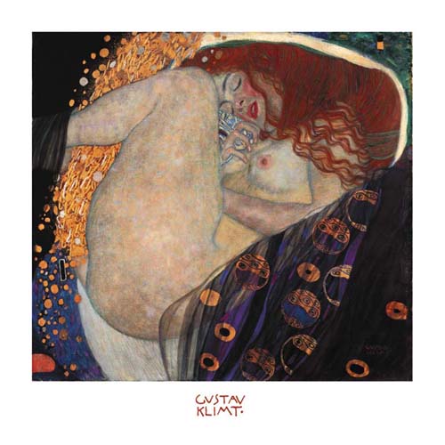 Danae by Gustav Klimt | 11 3/4 x 11 3/4 Fine Art Print