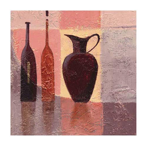 Bronze Bottles by Natalie Armstrong | 11 3/4 x 11 3/4 Fine Art Print