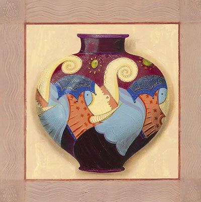 The Blue Cap by Natalie Armstrong | 11 3/4 x 11 3/4 Fine Art Print