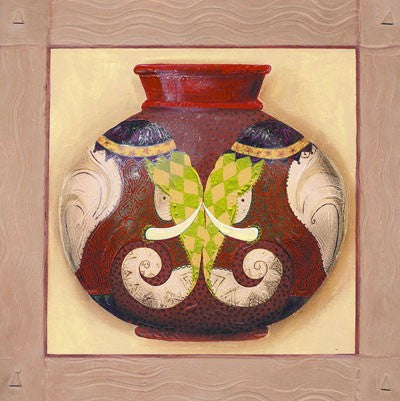 The Purple Cap by Natalie Armstrong | 11 3/4 x 11 3/4 Fine Art Print