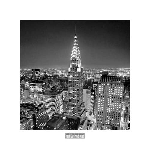 Chrysler Building by Henri Silberman | 11 3/4 x 11 3/4 Fine Art Print