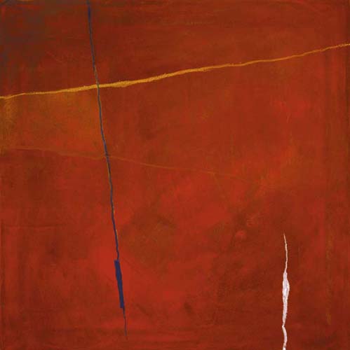 Abstract in Red by Andreas Charalambous | 11 3/4 x 11 3/4 Fine Art Print