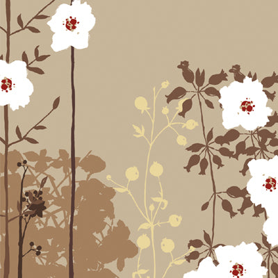 Falling Blossoms II by Louise Anglicas | 11 3/4 x 11 3/4 Fine Art Print