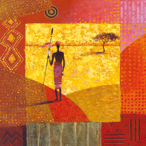 Rafiki by Eduardo Jindani | 11 3/4 x 11 3/4 Fine Art Print