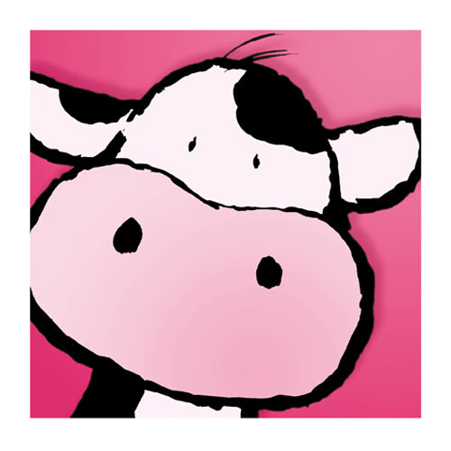 Framed Art Cow by Jean Paul | 11 3/4 x 11 3/4