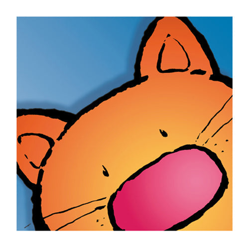 Framed Art Cat by Jean Paul | 11 3/4 x 11 3/4