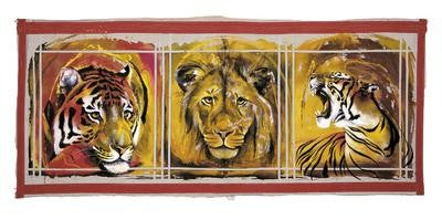 Felines by Rolf Knie | 39 1/2 x 19 3/4 Fine Art Print