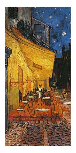 Terrasse de Cafe by Vincent van Gogh | 39 1/2 x 19 3/4 Fine Art Print