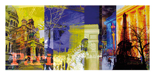 Paris by Don Carlson | 19 3/4 x 39 1/2 Fine Art Print