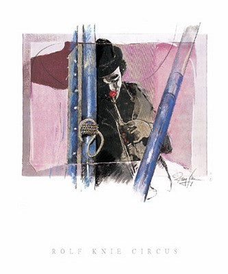 Musik Clown by Rolf Knie | 23 1/2 x 19 5/8 Fine Art Print