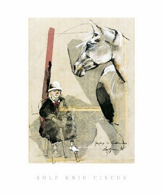 Gregory im Kinderzirkus by Rolf Knie | 23 1/2 x 19 5/8 Fine Art Print