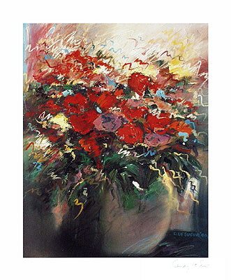 Floral Composition I by Candy Le Sueur | 23 ½ x 19 5/8 Fine Art Print