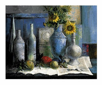 Nature Morte a la Pendule by Guy Cambier | 19 5/8 x 23 1/2 Fine Art Print