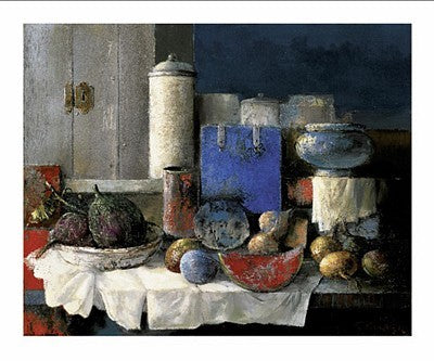 Nature Morte au Carre Bleu by Guy Cambier | 19 5/8 x 23 ½ Fine Art Print