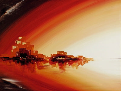 Skyline at Sundown by Kris Hardy | 23 1/2 x 31 1/2 Fine Art Print