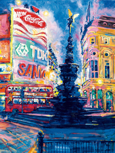 Piccadilly Circus, London by Roy Avis | 31 1/2 x 23 1/2 Fine Art Print