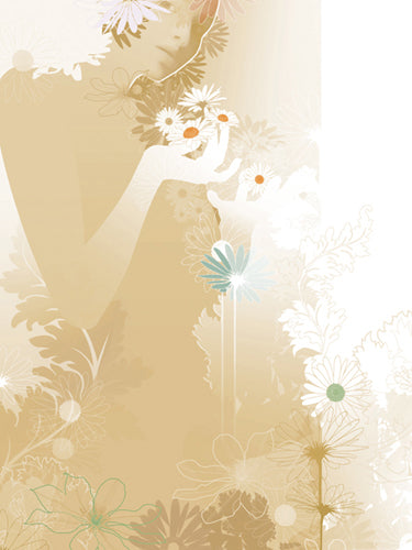 Daisy Lores II by Chellie Caroll | 31 1/2 x 23 1/2 Fine Art Print