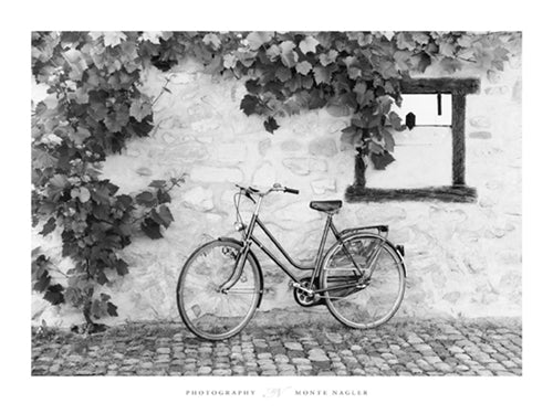 La Bicyclette, Turckheim, Alsace by Monte Nagler | 23 1/2 x 31 1/2 