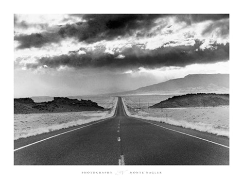 Highway 33, Shiprock, New Mexico by Monte Nagler | 23 1/2 x 31 1/2 