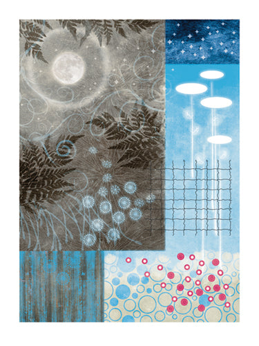 Frosty Moon I by Val Garcia | 31 1/2 x 23 1/2 Fine Art Print