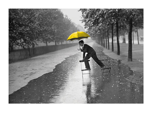 Flooded Mall, 1934 by H.F. Davis | 23 1/2 x 31 1/2 Fine Art Print