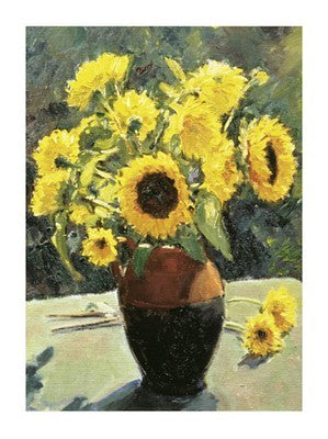 Sunflowers by Edward Noott | 31 1/2 x 23 1/2 Fine Art Print