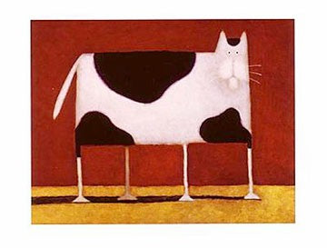 Framed Art Spotted Cat by Daniel Patrick Kessler | 23 1/2 x 31 1/2