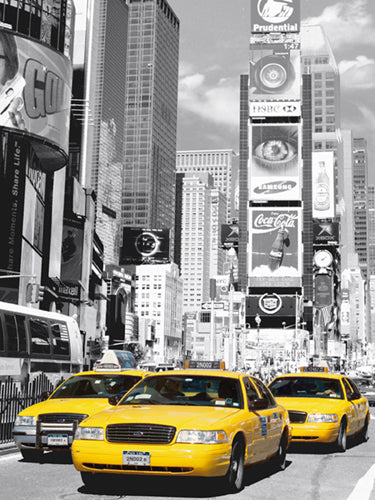 Times Square I by Henri Silberman | 31 1/2 x 23 1/2 Fine Art Print
