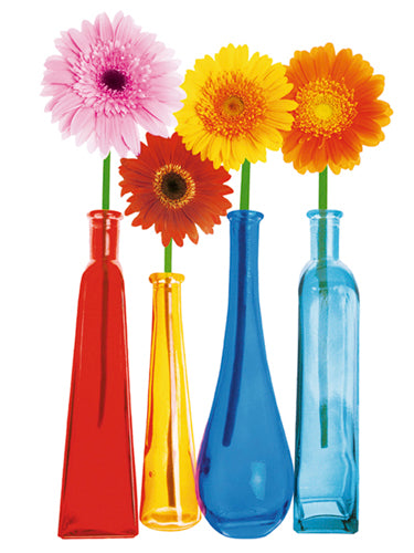 Four Gerberas by Bryan Peterson | 31 1/2 x 23 1/2 Fine Art Print