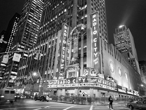 Radio City Music Hall Crossing by Henri Silberman | 23 1/2 x 31 1/2