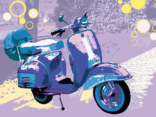 Vintage Vespa by Michael Cheung | 23 1/2 x 31 1/2 Fine Art Print