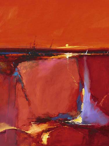 Framed Art Red Horizon by Peter Wileman | 31 1/2 x 23 1/2