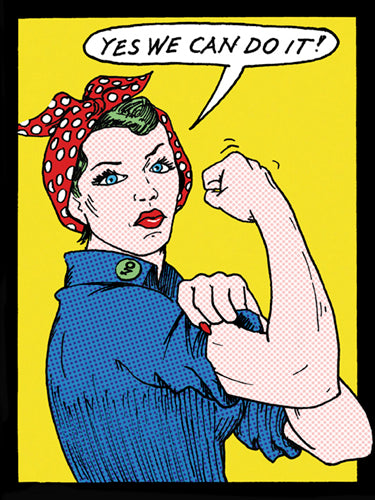 Yes We Can Do It! by Tee Buzz | 31 1/2 x 23 1/2 Fine Art Print