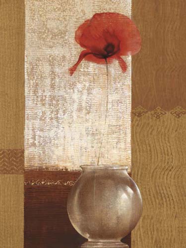 Ambient Poppy by Mira Latour | 31 1/2 x 23 1/2 Fine Art Print