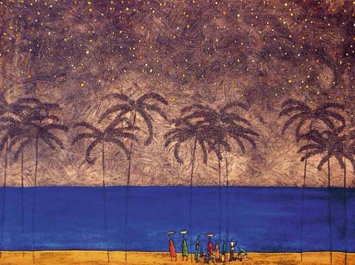 By the Beach by Alvar Farre | 23 1/2 x 31 1/2 Fine Art Print