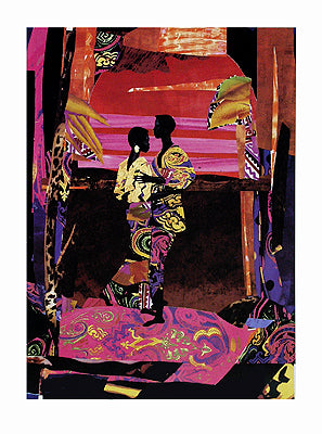 Framed Art Two Dancers by Winston Wood | 31 1/2 x 23 1/2