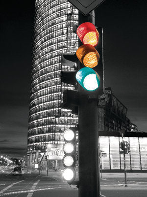 Framed Art Traffic Lights by Gavin Hellier | 31 1/2 x 23 1/2