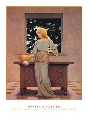 Knave of Hearts - Lady Violetta by Maxfield Parrish