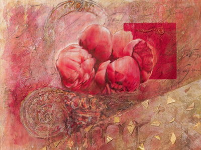 Framed Art Fleurs d'Automne I by Yvonne Dulac | 23 1/2 x 31 1/2