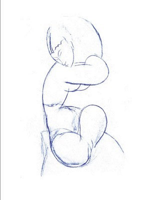 Nu Assis by Amedeo Modigliani | 31 1/2 x 23 1/2 Fine Art Print