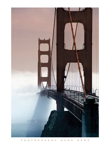 Golden Gate Bridge by Hank Gans | 31 1/2 x 23 1/2 Fine Art Print