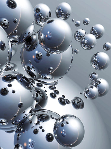 Silver Orbs by Trevor Scobie | 23 1/2 x 31 1/2 Fine Art Print